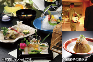椿山荘 料亭「錦水」雲錦池の畔に清廉と佇む料亭で美食を愛でる「ほたるの夕べ」