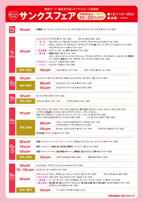 クレソン2026年1・2月号 船橋版各種案内
