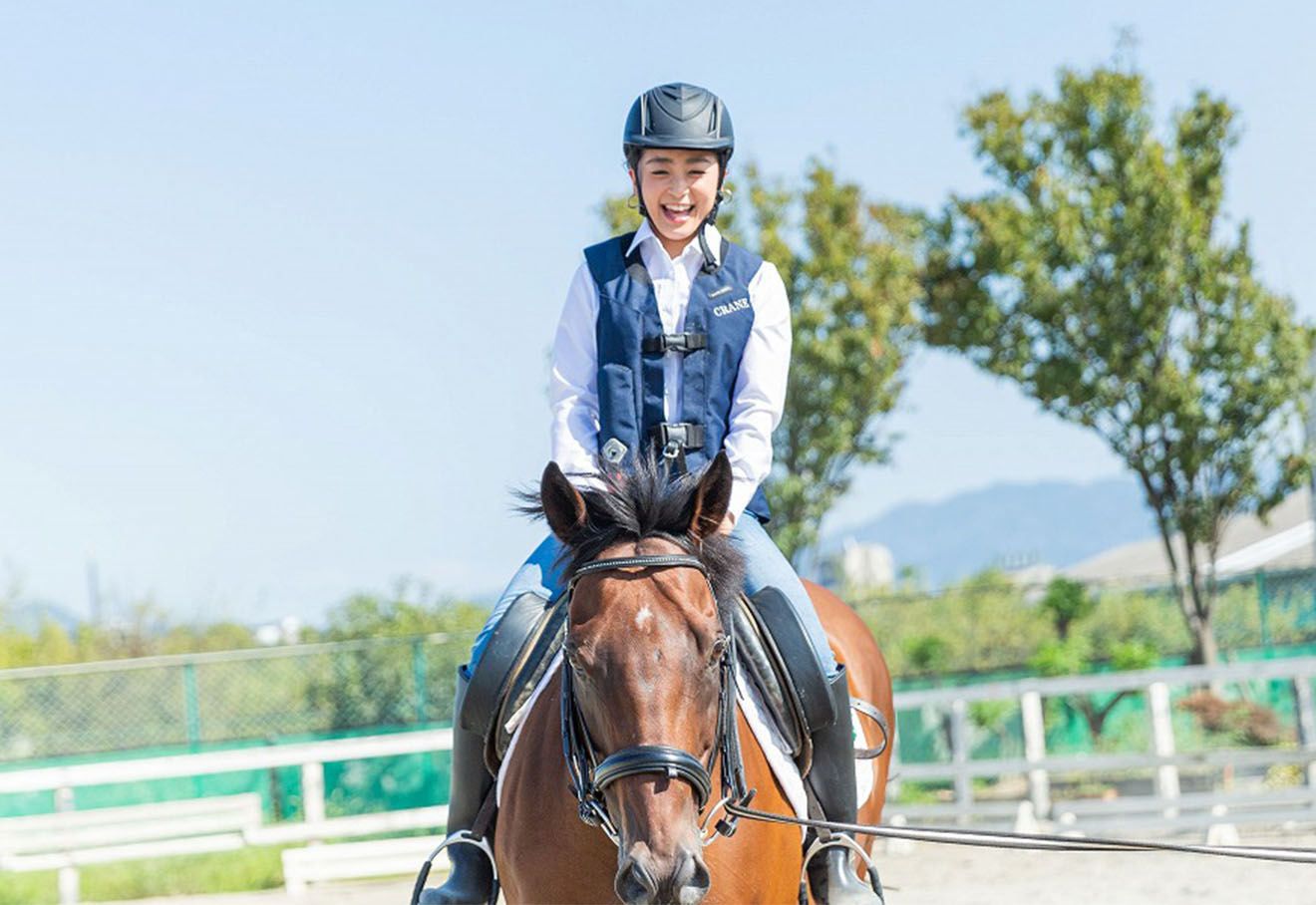 乗馬クラブクレインの乗馬風景写真①