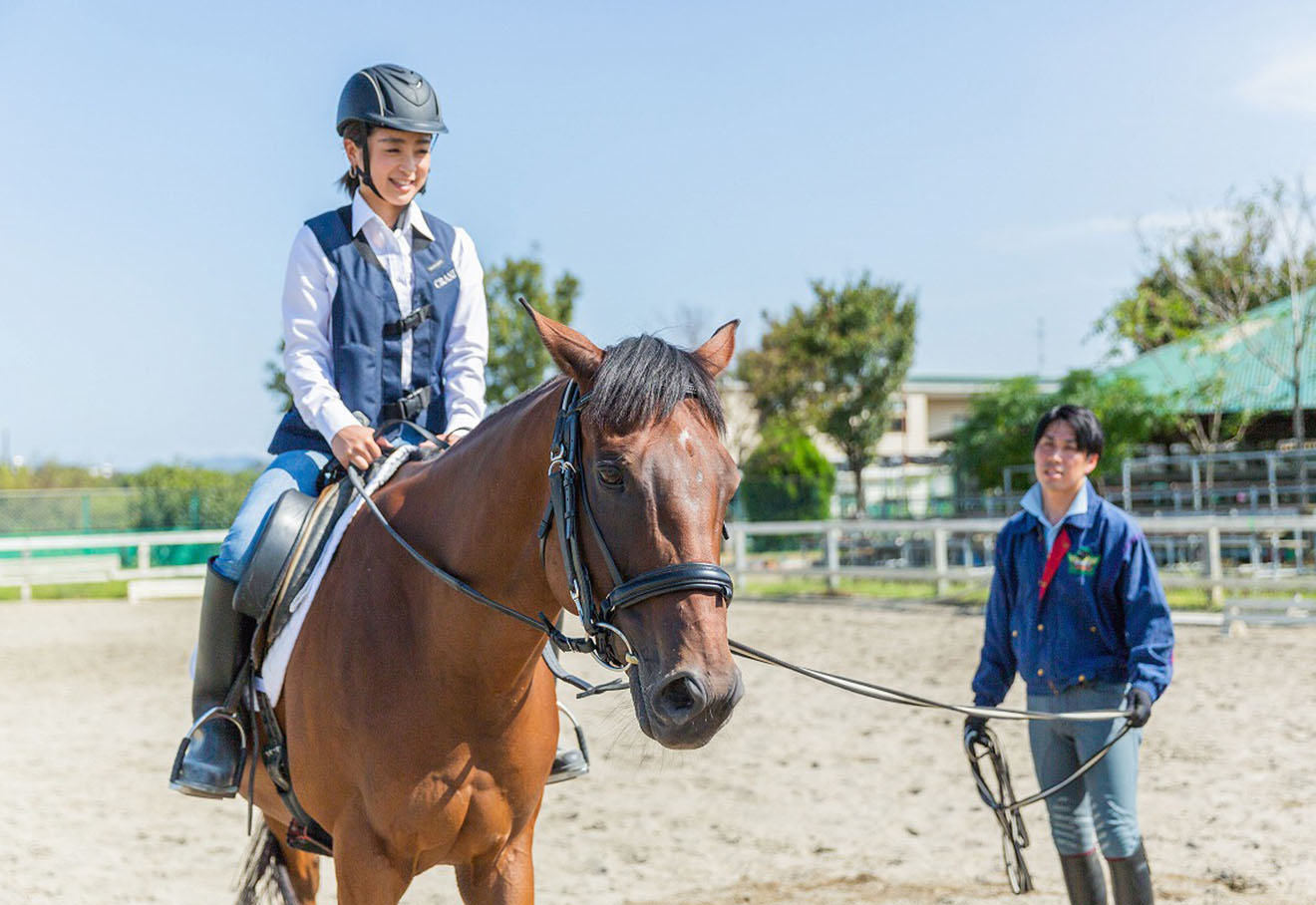 乗馬クラブクレインの乗馬風景写真②