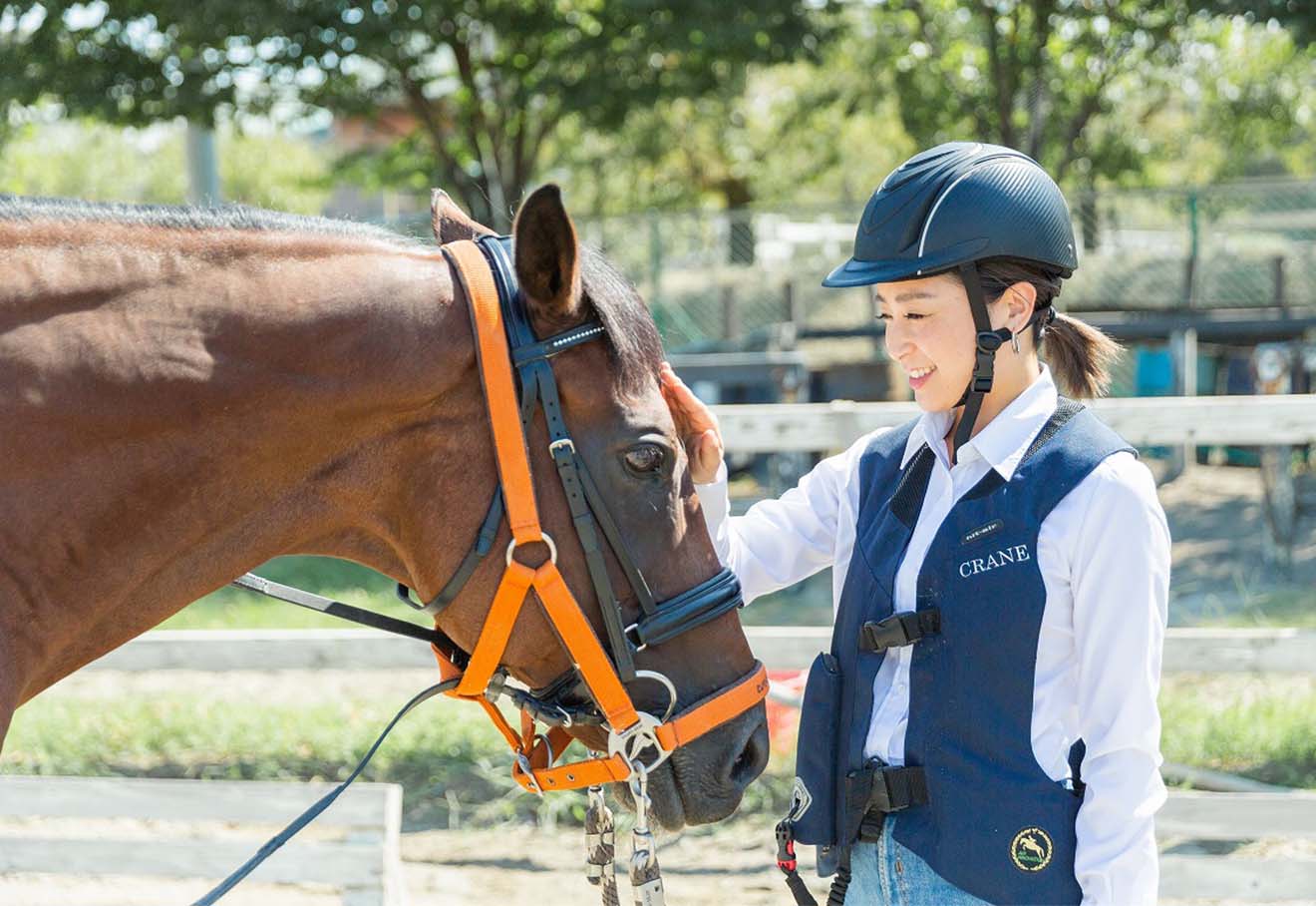 乗馬クラブクレインの乗馬風景写真③