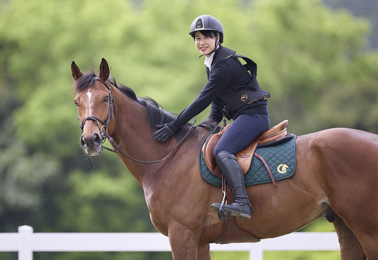 乗馬クラブクレインの乗馬風景写真④