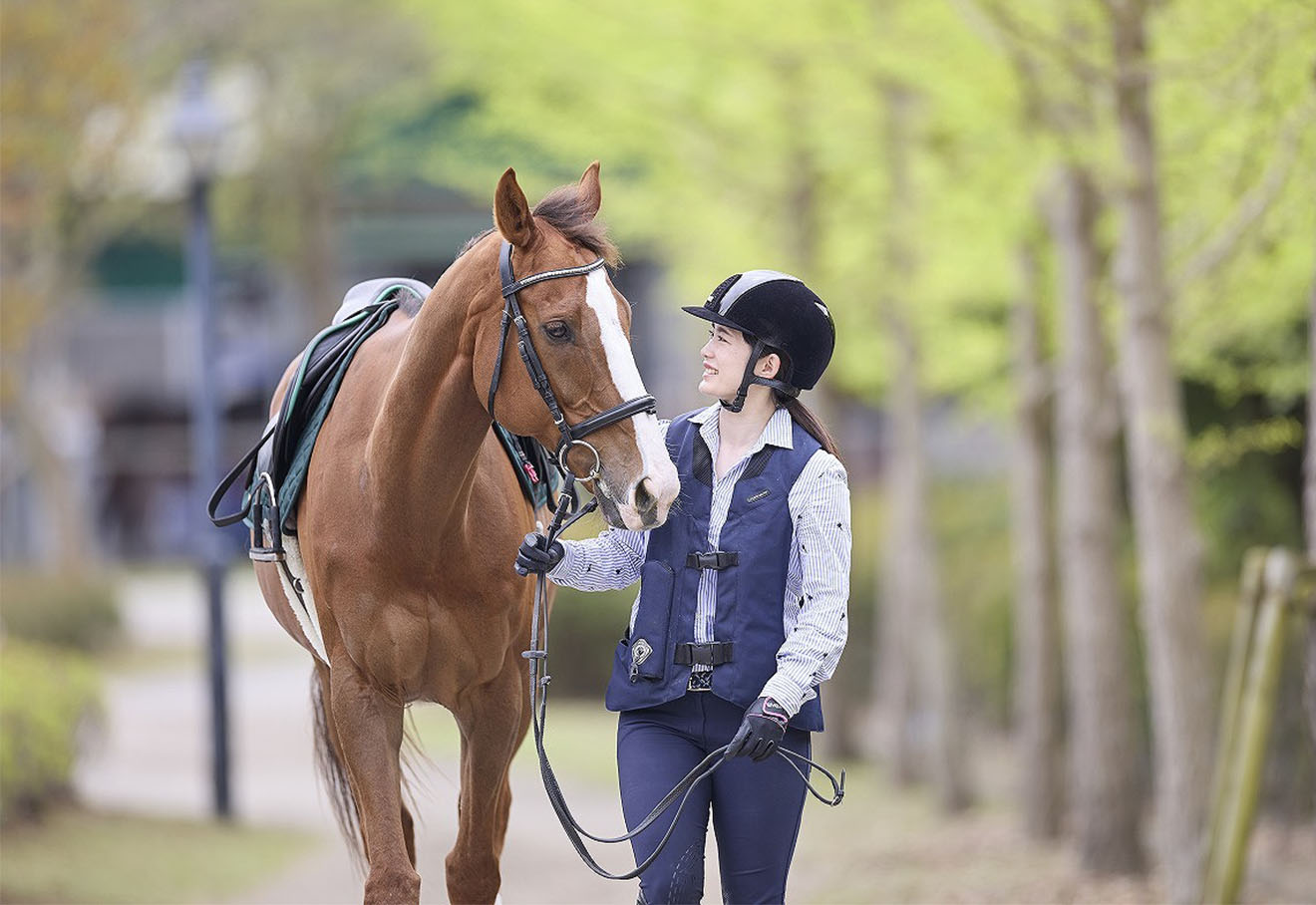 乗馬クラブクレインの乗馬風景写真⑤