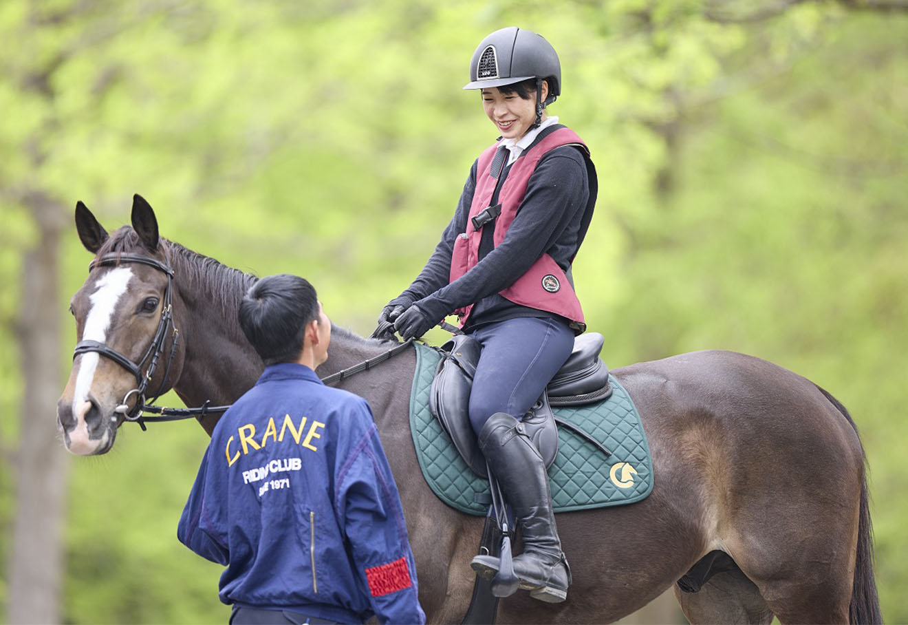 乗馬クラブクレインの乗馬風景写真⑦