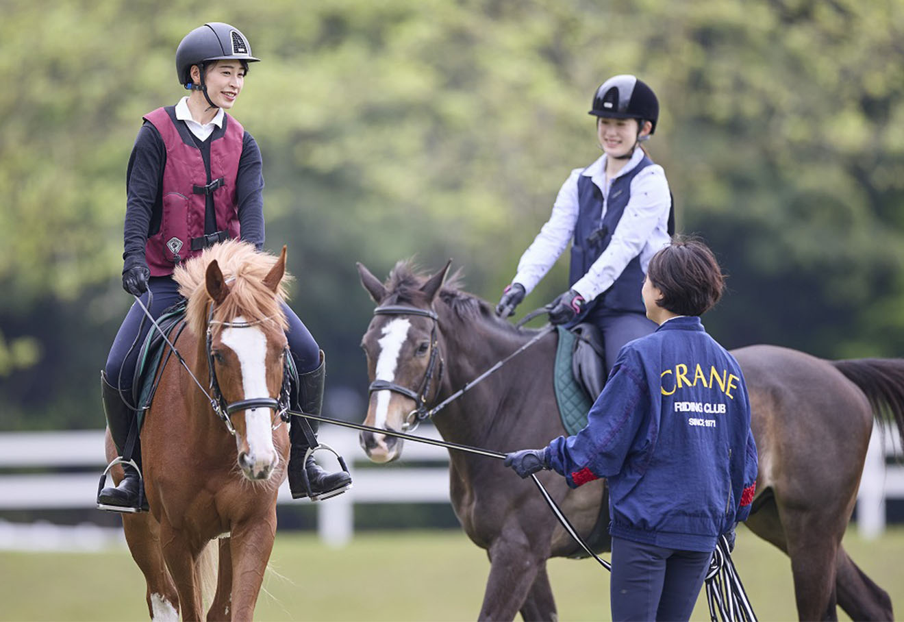 乗馬クラブクレインの乗馬風景写真⑧