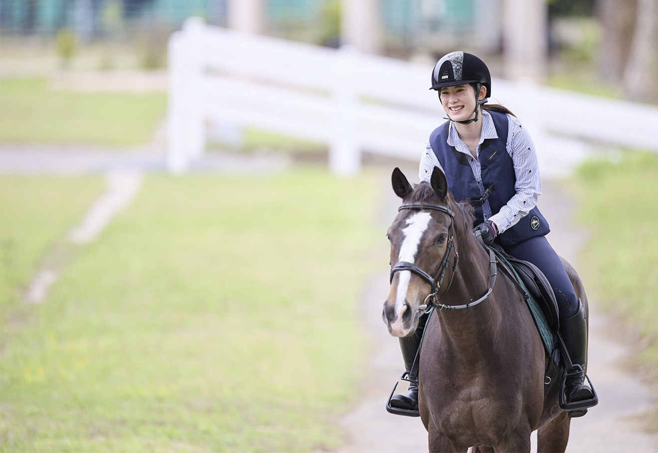 乗馬クラブクレインの乗馬風景写真⑨